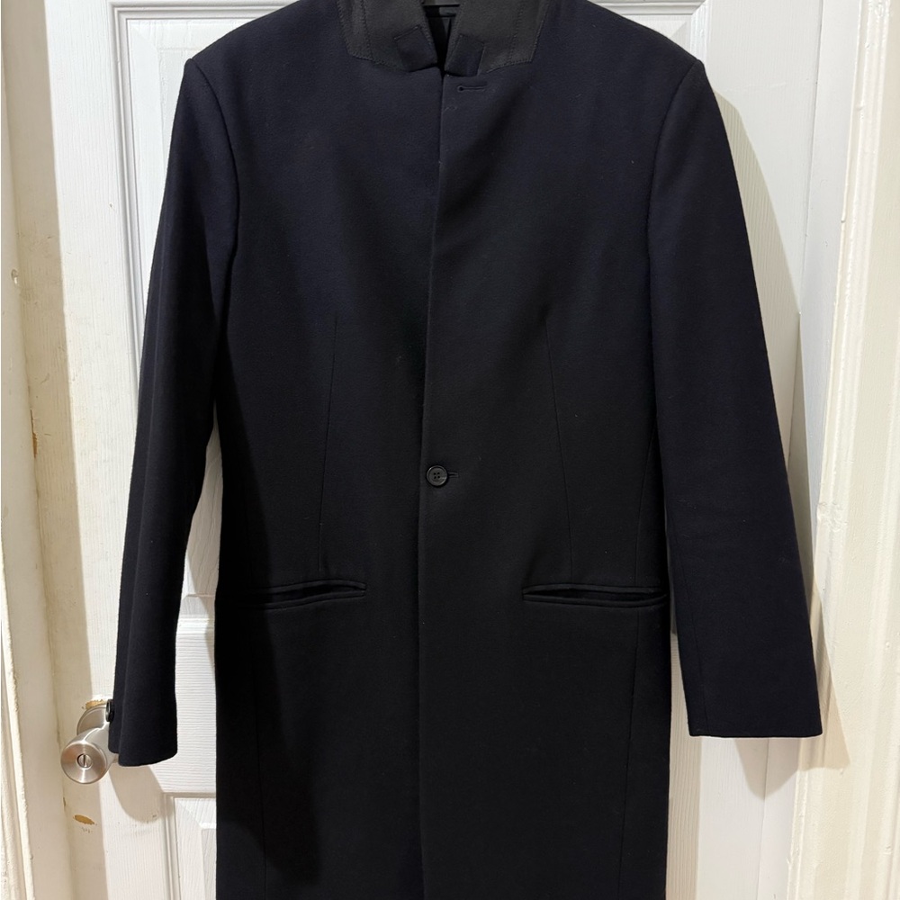 Men's Black Overcoat